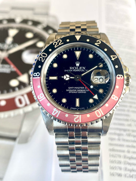 Rolex GMT-Master II
16710 coke Jubilee ghost