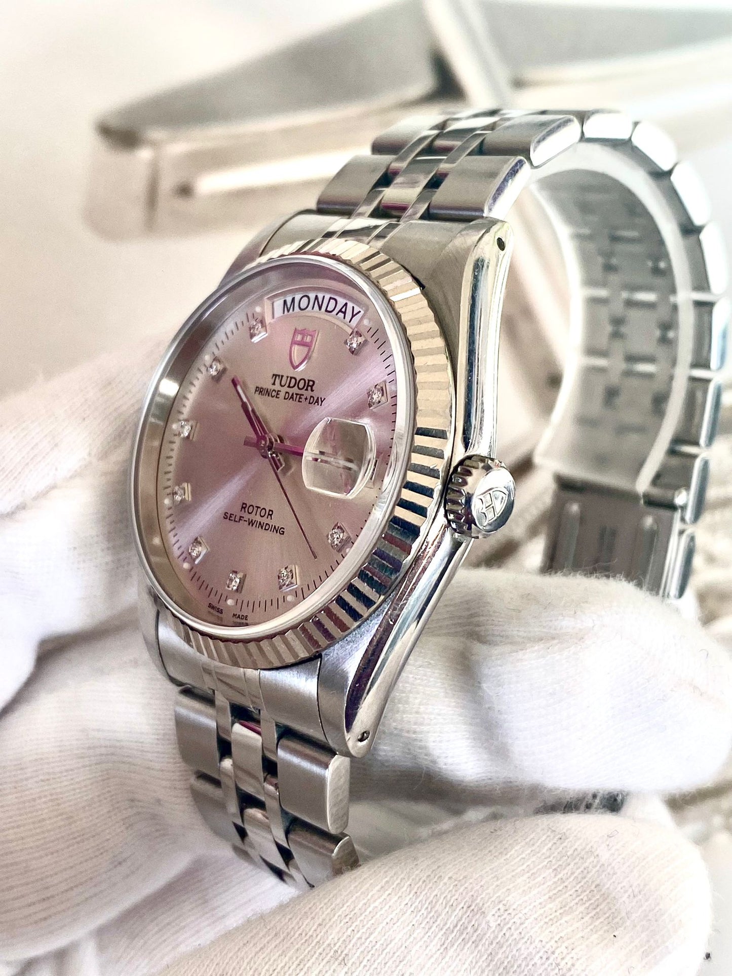 Tudor
Day date diamonds