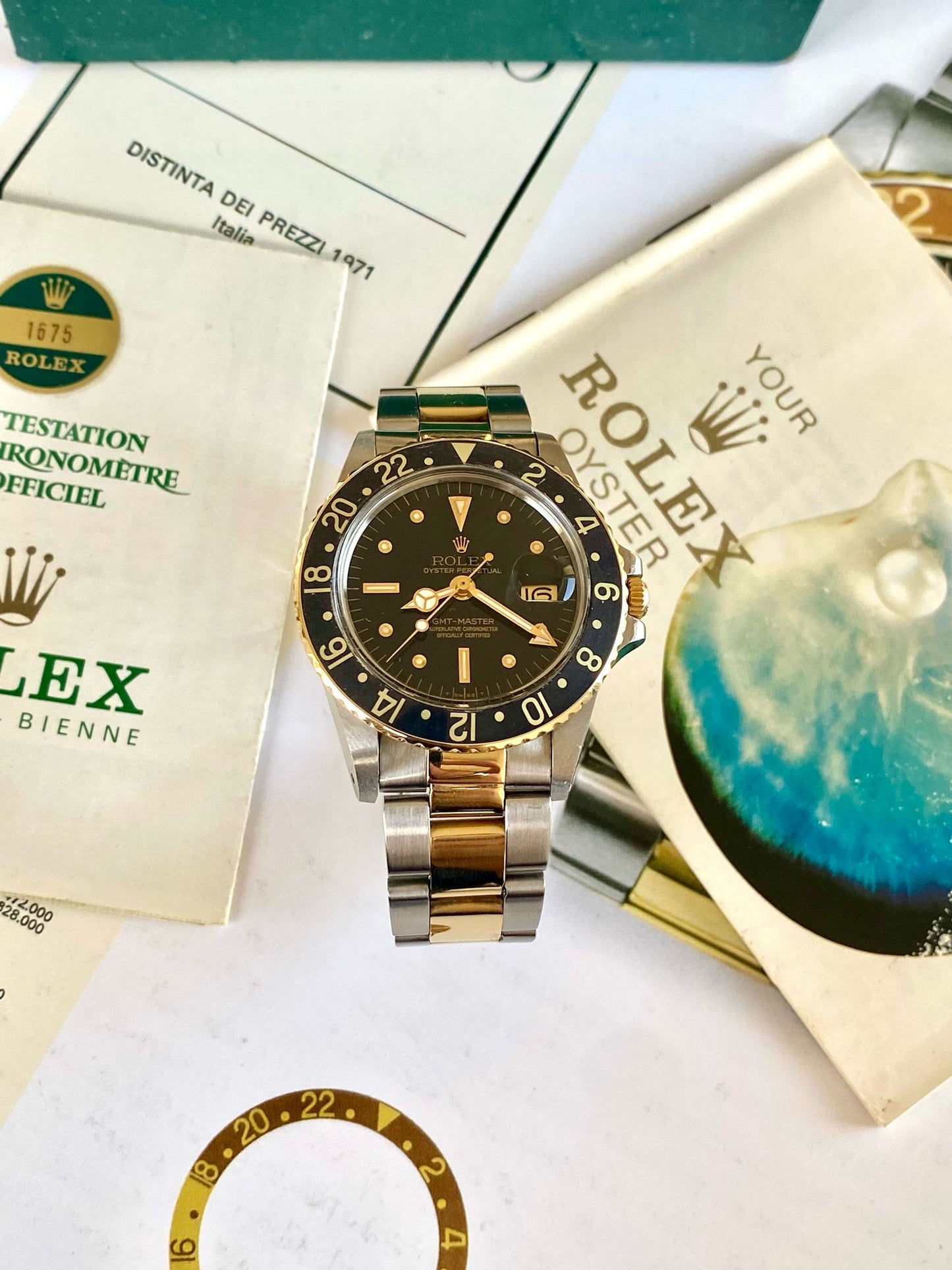 Rolex GMT-Master
1675 nipple dial