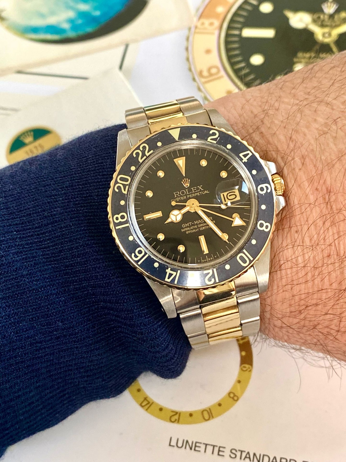 Rolex GMT-Master
1675 nipple dial