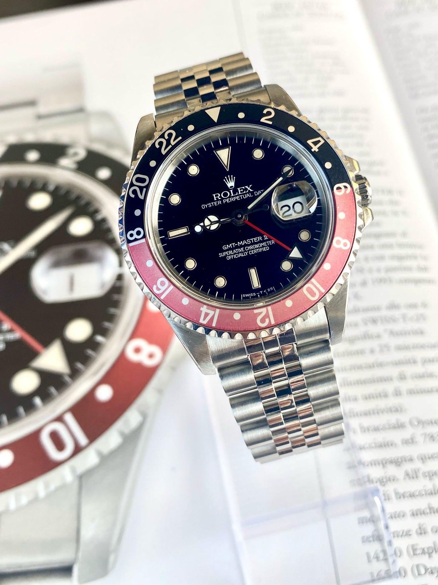 Rolex GMT-Master II
16710 coke Jubilee ghost