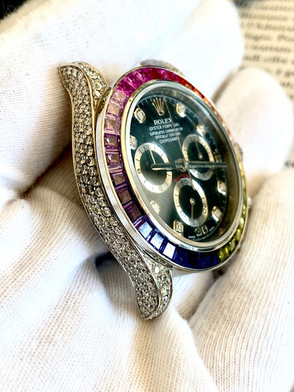 Rolex Daytona brilli diamonds white gold
