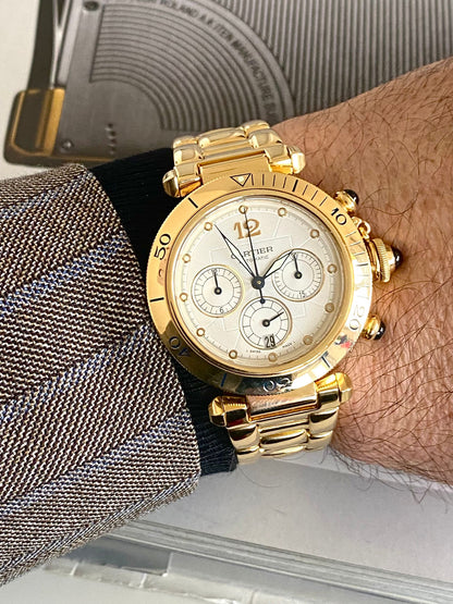 Cartier Pasha
Chronograph 2111 full gold