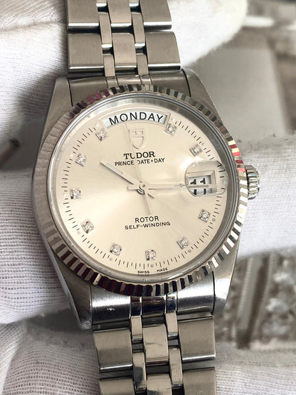 Tudor
Day date diamonds