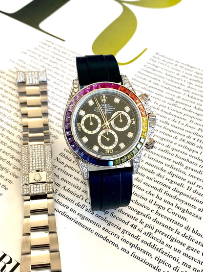 Rolex Daytona brilli diamonds white gold
