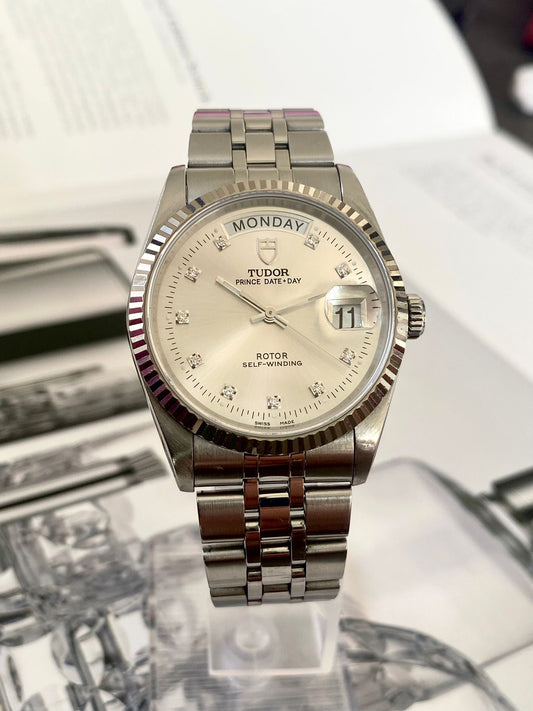 Tudor
Day date diamonds