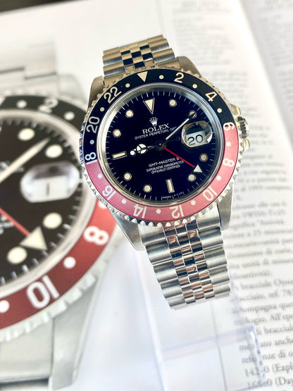Rolex GMT-Master II
16710 coke Jubilee ghost