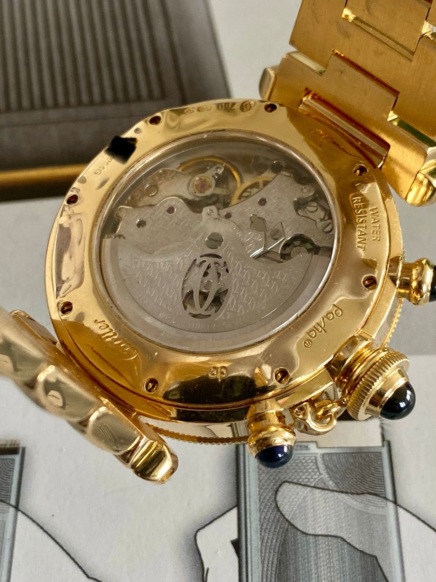 Cartier Pasha
Chronograph 2111 full gold